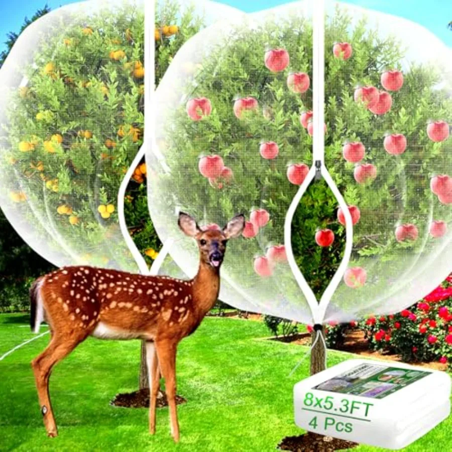 Fruit Tree Netting with Zipper - Pcs.3 Garden Bird Netting for Blueberry Bushes with DrawstringInsect Plant Protection Mesh Net
Fruit Tree Netting with Zipper - Pcs.3 Garden Bird Netting for Blueberry Bushes with DrawstringInsect Plant Protection Mesh Net
