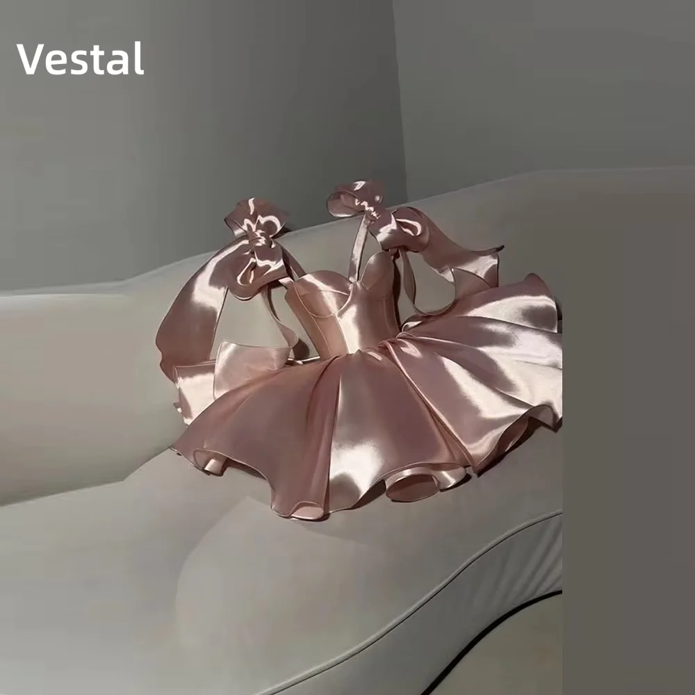 Pink Off Shoulder Satin Prom Dress with Bow Sleeves Homecoming Dress Formal Evening Party Gown Birthday Customized
Pink Off Shoulder Satin Prom Dress with Bow Sleeves Homecoming Dress Formal Evening Party Gown Birthday Customized