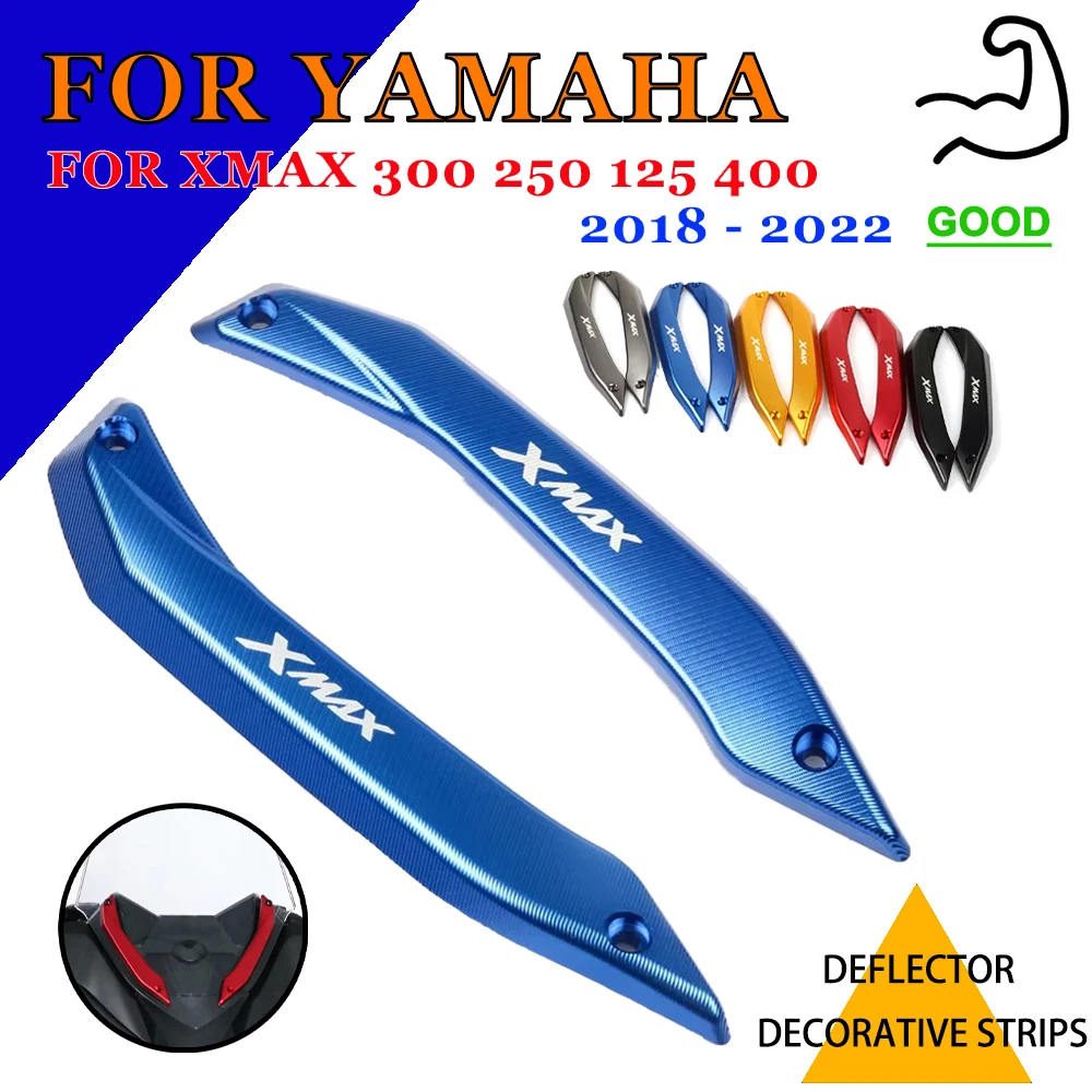 Motorcycle Forward Wind Protection Plate Bracket Deflector Shield Decorative Strips For YAMAHA XMAX 300 250 125 400 2018 - 2022
Motorcycle Forward Wind Protection Plate Bracket Deflector Shield Decorative Strips For YAMAHA XMAX 300 250 125 400 2018 - 2022