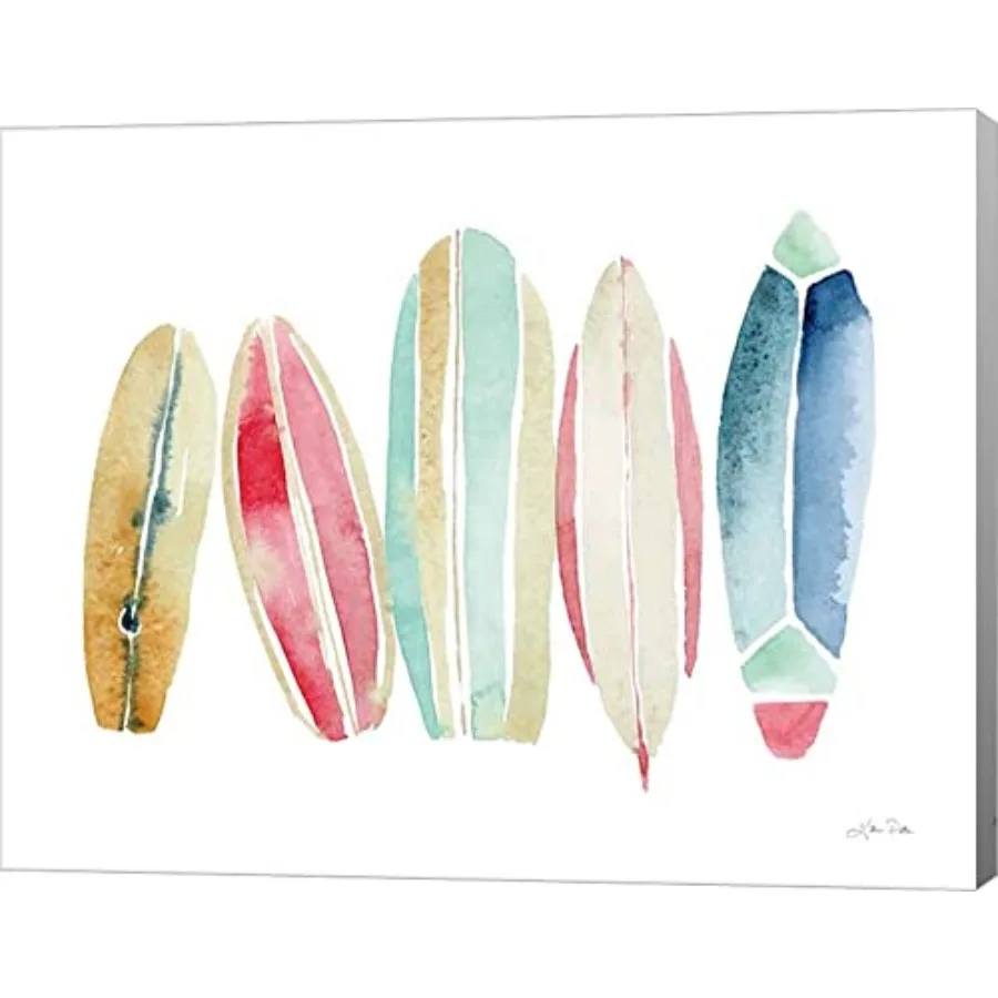 Surfboards in a Row Canvas Art Wall Picture Gallery Wrap 18 x 14 inches Ocean Blue and White Fade-Resistant and Durable for Liv
Surfboards in a Row Canvas Art Wall Picture Gallery Wrap 18 x 14 inches Ocean Blue and White Fade-Resistant and Durable for Liv