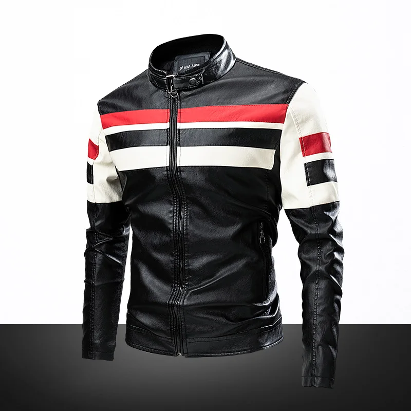 Pu Coat Fashion Jacket Mens Moto PU Leather Jackets Velvet Blazer Streetwear Casual Blazer Jackets Male Outerwear Zipper Coat
Pu Coat Fashion Jacket Mens Moto PU Leather Jackets Velvet Blazer Streetwear Casual Blazer Jackets Male Outerwear Zipper Coat