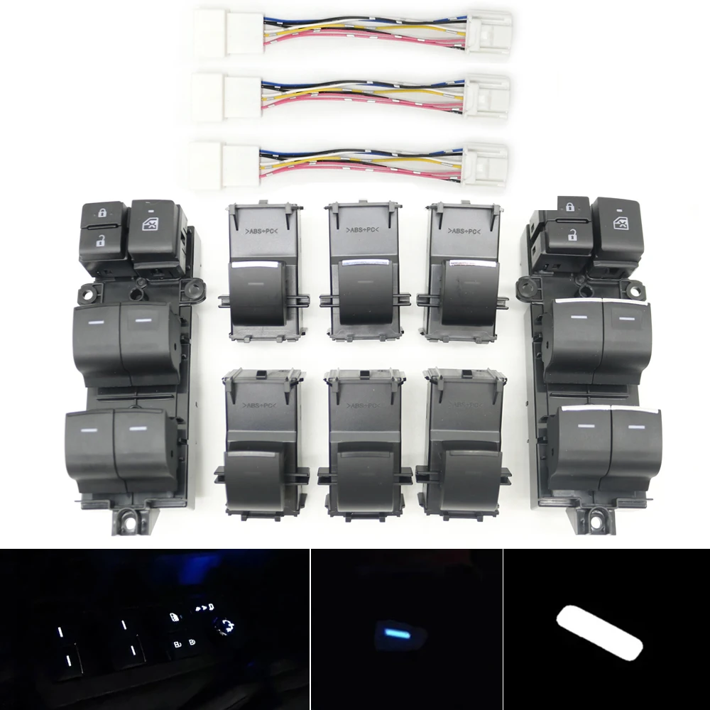 RHD Backlight Lighted LED Electric Power Window Regulator Switch For Toyota RAV4 Corolla C-HR Camry BZ4X Avalon Yaris Highlander
RHD Backlight Lighted LED Electric Power Window Regulator Switch For Toyota RAV4 Corolla C-HR Camry BZ4X Avalon Yaris Highlander
