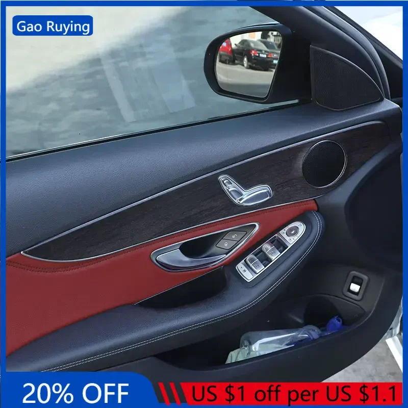 Gao Ruying For Mercedes Benz C Class W205 2015-21 ABS Car Interior Door Decoration Panel Cover Stickers Interior Car Accessories 
Gao Ruying For Mercedes Benz C Class W205 2015-21 ABS Car Interior Door Decoration Panel Cover Stickers Interior Car Accessories
