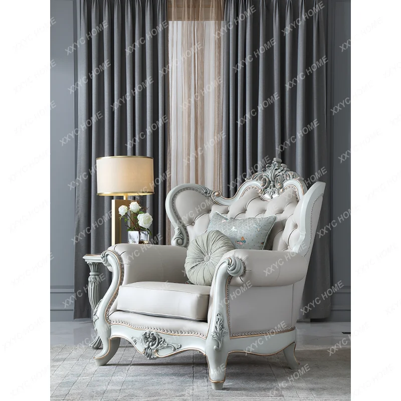 High-End First Layer Cowhide Leather Sofa Single Double Three-Seat European Classical Luxury Sofa
High-End First Layer Cowhide Leather Sofa Single Double Three-Seat European Classical Luxury Sofa