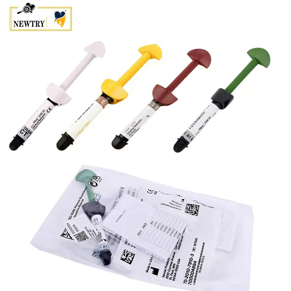 P60 Valux Z250 Z250XT Dental Filling Composite Resin A1/A2/A3/A3.5 Shade Light Curing Universal Tooth Restorative Paste Agent
P60 Valux Z250 Z250XT Dental Filling Composite Resin A1/A2/A3/A3.5 Shade Light Curing Universal Tooth Restorative Paste Agent