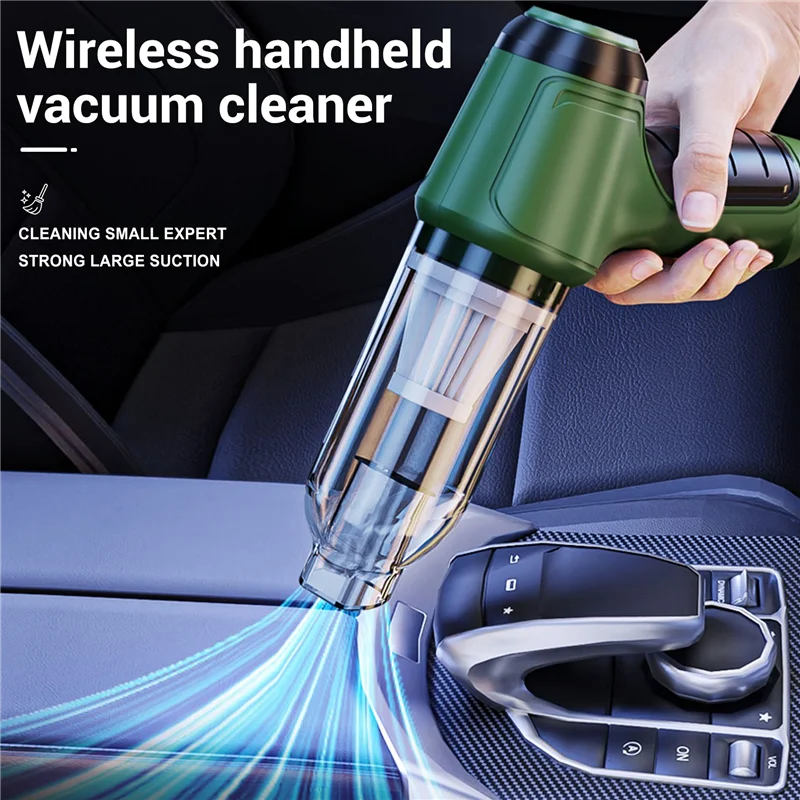 ABWP-120W Cordless Air Blower Handheld Portable Air Duster Mini 9000Pa Wireless Car Vacuum Cleaner Cyclonic Suction Home
ABWP-120W Cordless Air Blower Handheld Portable Air Duster Mini 9000Pa Wireless Car Vacuum Cleaner Cyclonic Suction Home