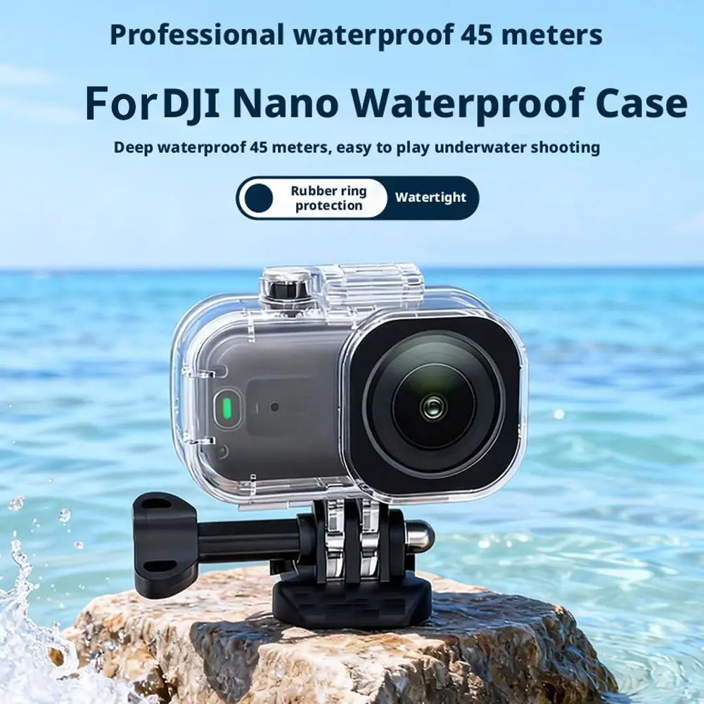 Водонепроницаемый чехол для DJI Osmo Nano, корпус для дайвинга 45 м, подводная защита для аксессуаров для экшн-камеры размером большого пальца
Водонепроницаемый чехол для DJI Osmo Nano, корпус для дайвинга 45 м, подводная защита для аксессуаров для экшн-камеры размером большого пальца
