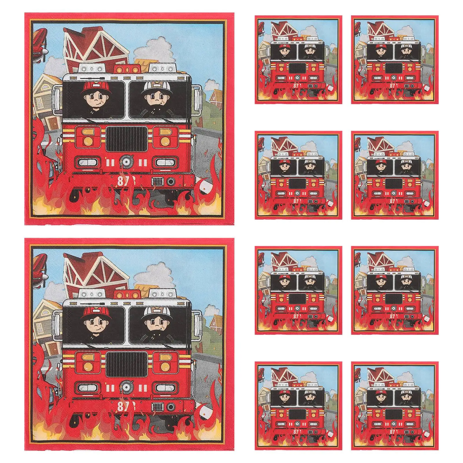 40 Pcs Birthday Napkins Fireman Themed Party Supplies Soft Paper Decor Kids Holiday Dinner Race Car Tableware
40 Pcs Birthday Napkins Fireman Themed Party Supplies Soft Paper Decor Kids Holiday Dinner Race Car Tableware