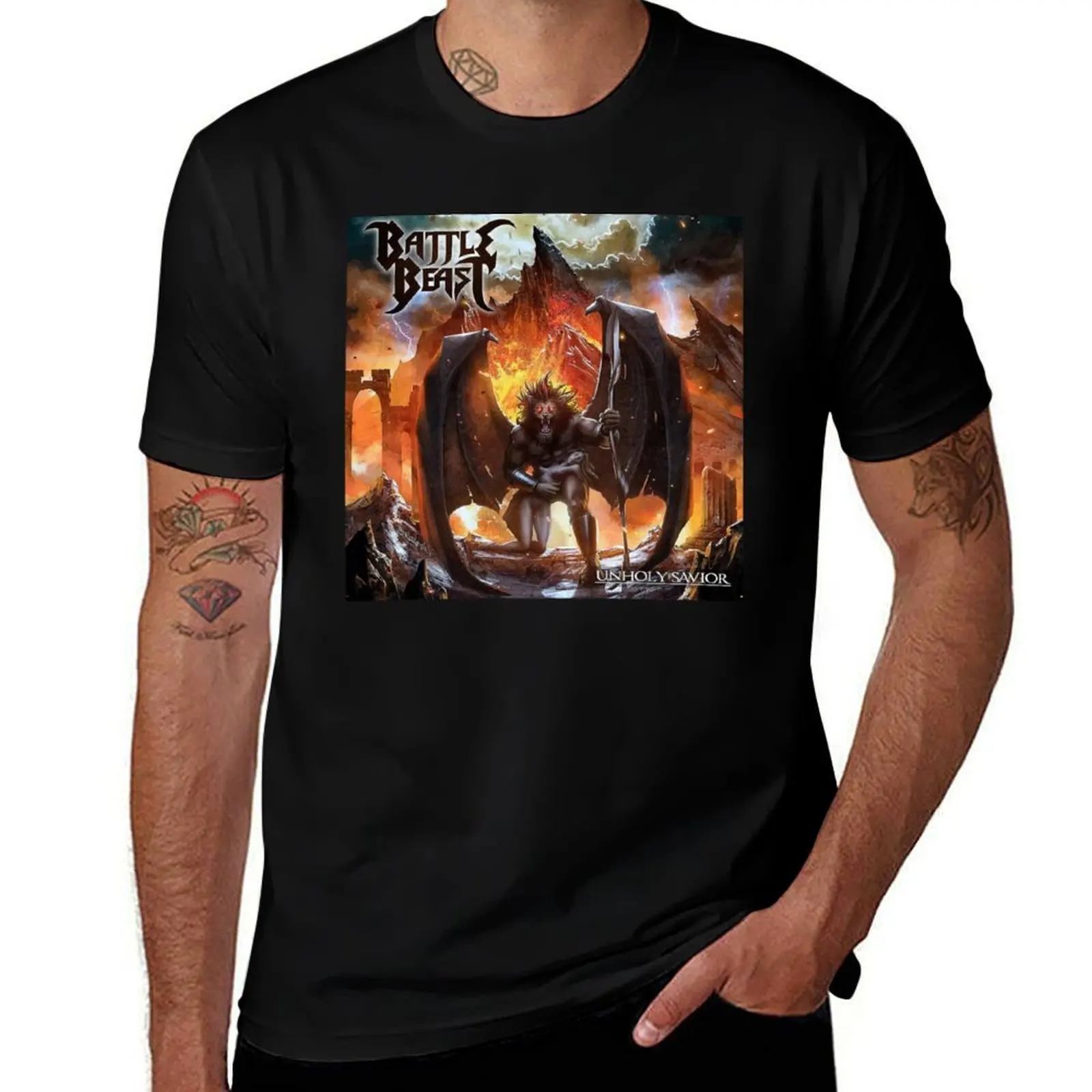 Battle Beast - Unholy Savior album 2015 T-Shirt graphic t shirts for man funny t shirts man T-Shirt
Battle Beast - Unholy Savior album 2015 T-Shirt graphic t shirts for man funny t shirts man T-Shirt