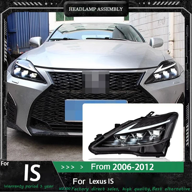 Car Led Headlights For LEXUS IS IS250 IS300 2006-2012 Upgrade 3 lens full Led Head Lamp DRL Dynamic Signal Front light Assembly
Car Led Headlights For LEXUS IS IS250 IS300 2006-2012 Upgrade 3 lens full Led Head Lamp DRL Dynamic Signal Front light Assembly