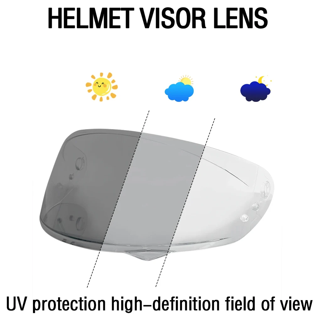 Для HJC C10 HJ-34P мотоциклетный шлем фотохромный анти-УФ ПК дымчатый темный сменный козырек аксессуар
Для HJC C10 HJ-34P мотоциклетный шлем фотохромный анти-УФ ПК дымчатый темный сменный козырек аксессуар