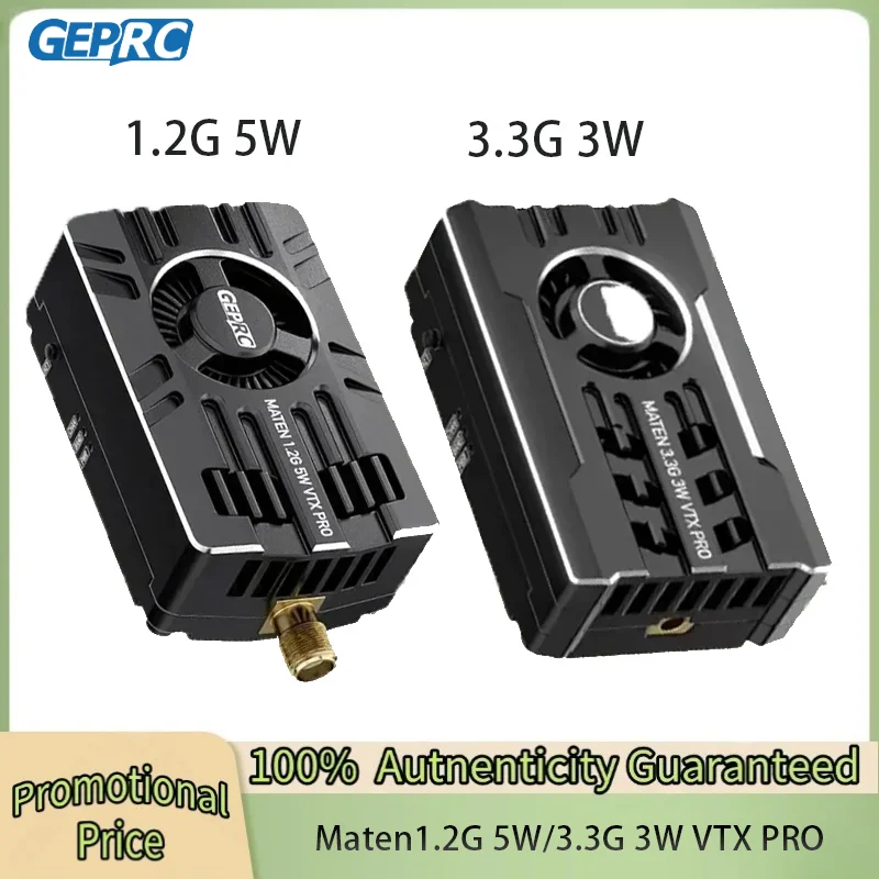 GEPRC MATEN 1.2G 5W VTX PRO/3.3G 3W VTX PRO Long Range Flight IRC Tramp VTX Control Protocol DIY RC FPV Freestyle Parts
GEPRC MATEN 1.2G 5W VTX PRO/3.3G 3W VTX PRO Long Range Flight IRC Tramp VTX Control Protocol DIY RC FPV Freestyle Parts