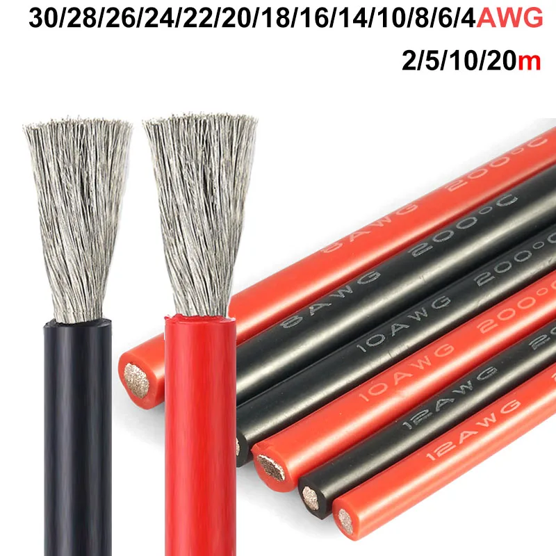 Электрический провод для солнечной панели 30/28/26/24/22/20/18/16/14/12/10/8/6/4AWG, термостойкий силиконовый провод для автомобильного аккумулятора
Электрический провод для солнечной панели 30/28/26/24/22/20/18/16/14/12/10/8/6/4AWG, термостойкий силиконовый провод для автомобильного аккумулятора