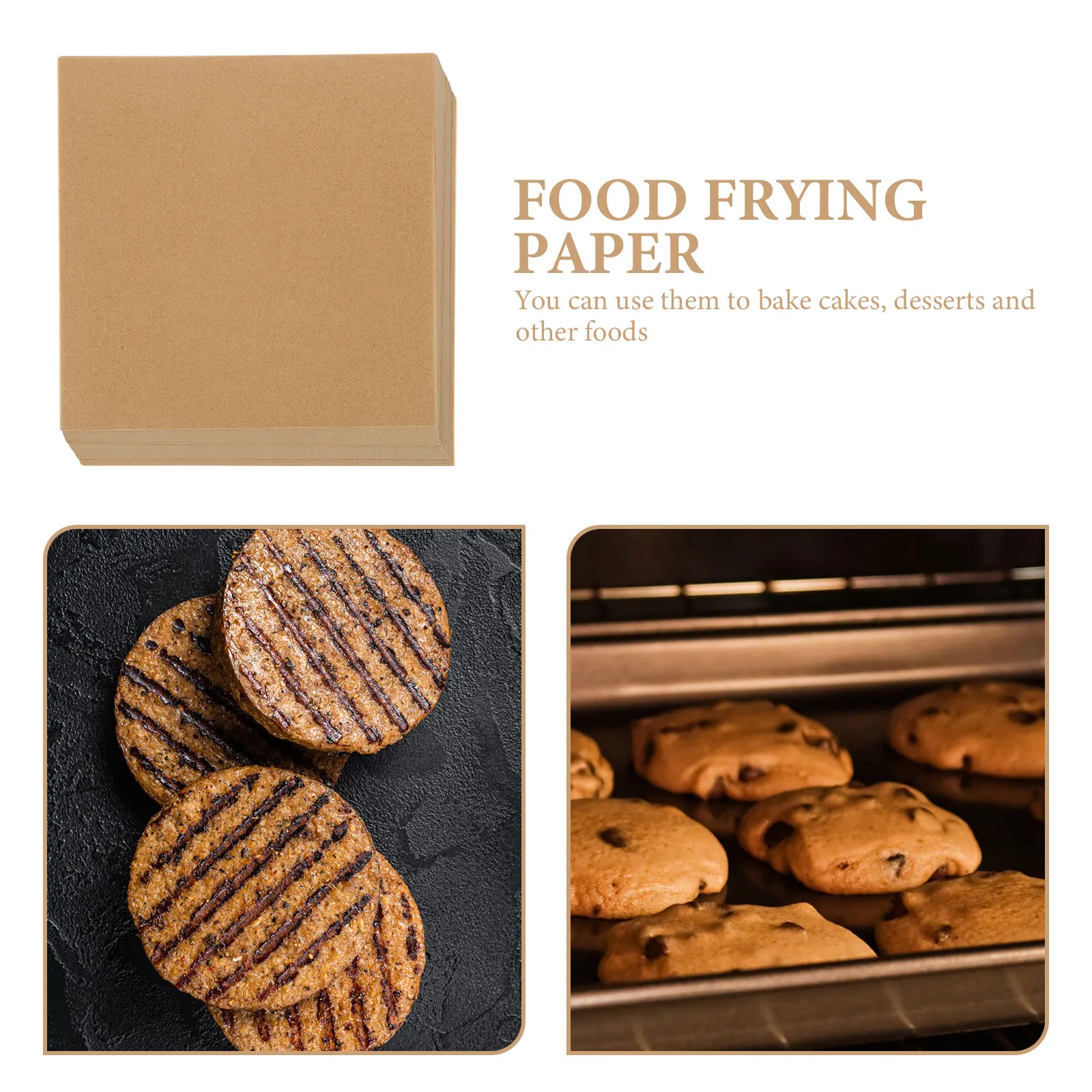 200 Sheets Silicone Baking Paper Greaseproof Non Stick Kitchen Parchment Meat Cooking Food Frying Oil Absorbing Pastry
200 Sheets Silicone Baking Paper Greaseproof Non Stick Kitchen Parchment Meat Cooking Food Frying Oil Absorbing Pastry
