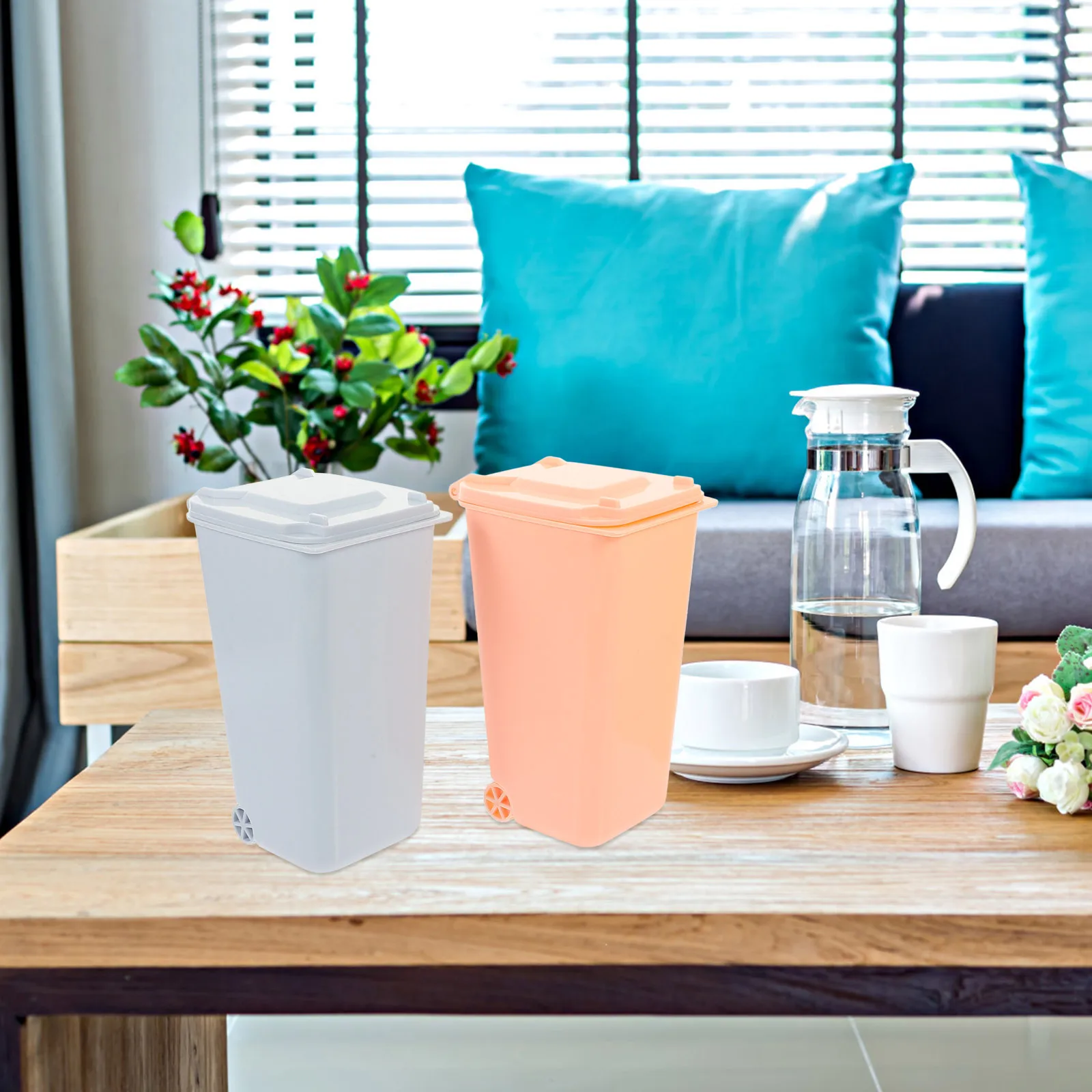 4pcs Mini Trash Can Desk Garbage Bin Small Waste Paper Container Lid Practical Storage Bucket Table Organizer Hardware
4pcs Mini Trash Can Desk Garbage Bin Small Waste Paper Container Lid Practical Storage Bucket Table Organizer Hardware