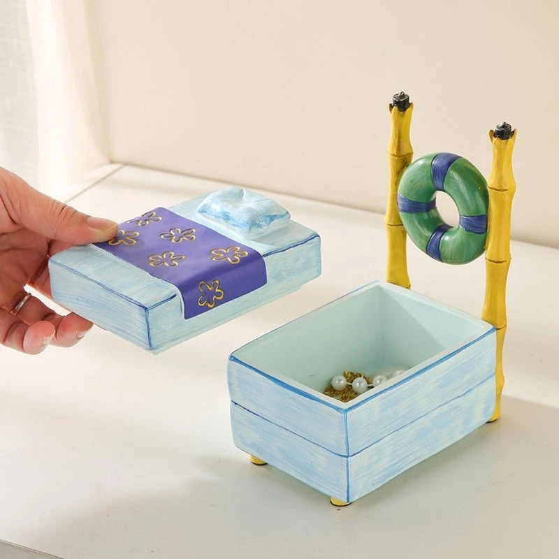 Anime Series Spongebob Squarepants Bed Jewelry Box Desktop Interesting Creativity Ornament Girl Girlfriend's Favorite Gift
Anime Series Spongebob Squarepants Bed Jewelry Box Desktop Interesting Creativity Ornament Girl Girlfriend's Favorite Gift
