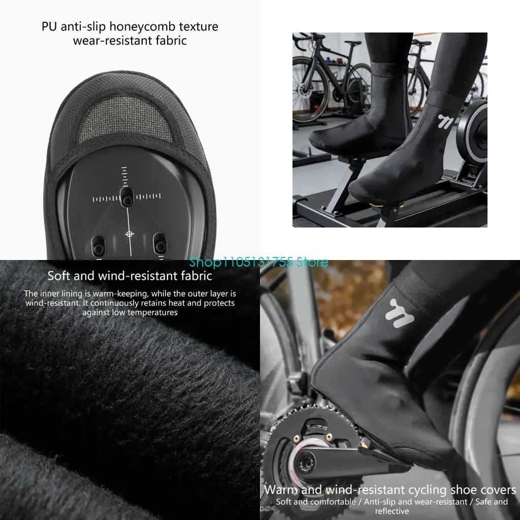 K0EF Ankle Waterproof Shoe Cover for Biking Features Elastic Cuff Reflective Safety
K0EF Ankle Waterproof Shoe Cover for Biking Features Elastic Cuff Reflective Safety