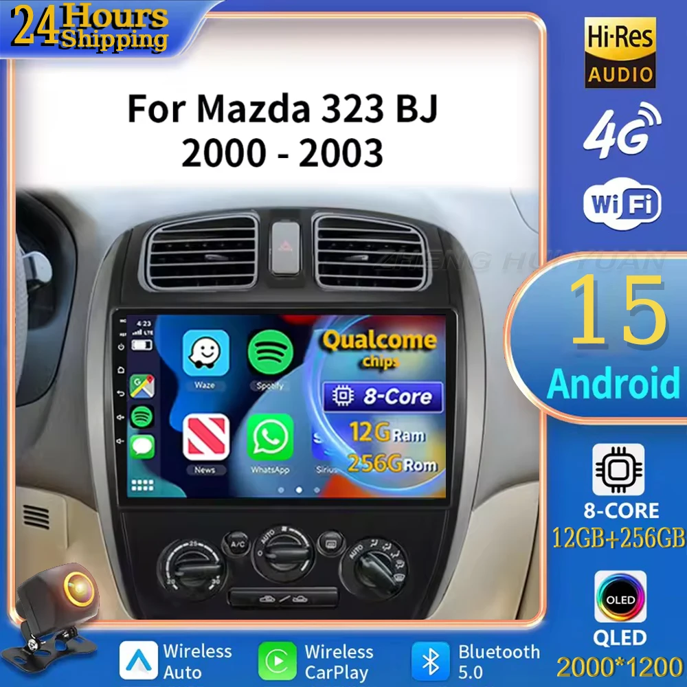 For Mazda 323 Haima Freema Ford Laser 2000 - 2008 Android 15 Car Radio Multimedia Player Android Auto Carplay Head Unit
For Mazda 323 Haima Freema Ford Laser 2000 - 2008 Android 15 Car Radio Multimedia Player Android Auto Carplay Head Unit