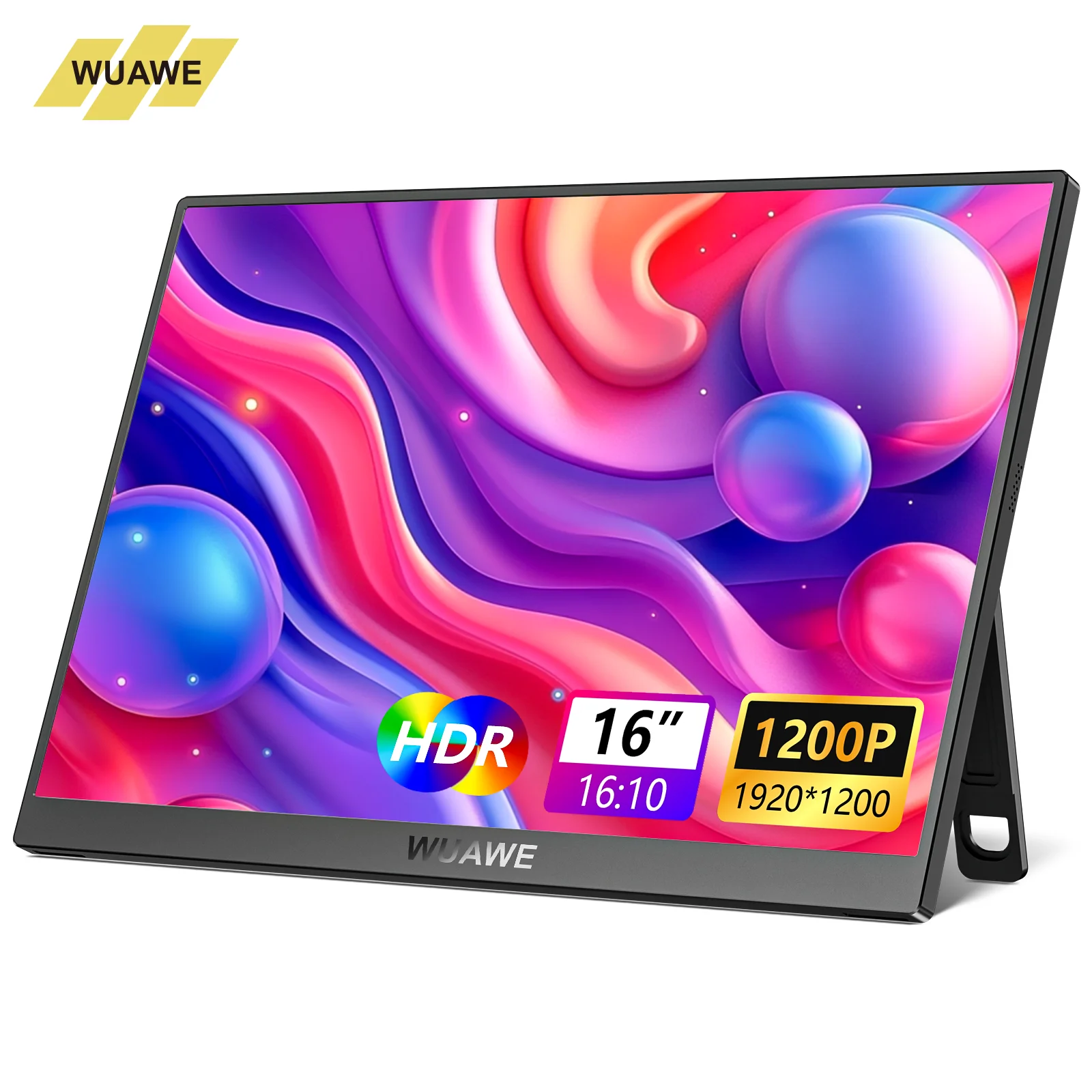 Портативный игровой монитор WUAWE 16 дюймов, 60 Гц/120 Гц, IPS 1200P FHD, встроенная подставка, внешний дисплей USB-C HDMI для ноутбука/ПК/телефона/PS5
Портативный игровой монитор WUAWE 16 дюймов, 60 Гц/120 Гц, IPS 1200P FHD, встроенная подставка, внешний дисплей USB-C HDMI для ноутбука/ПК/телефона/PS5