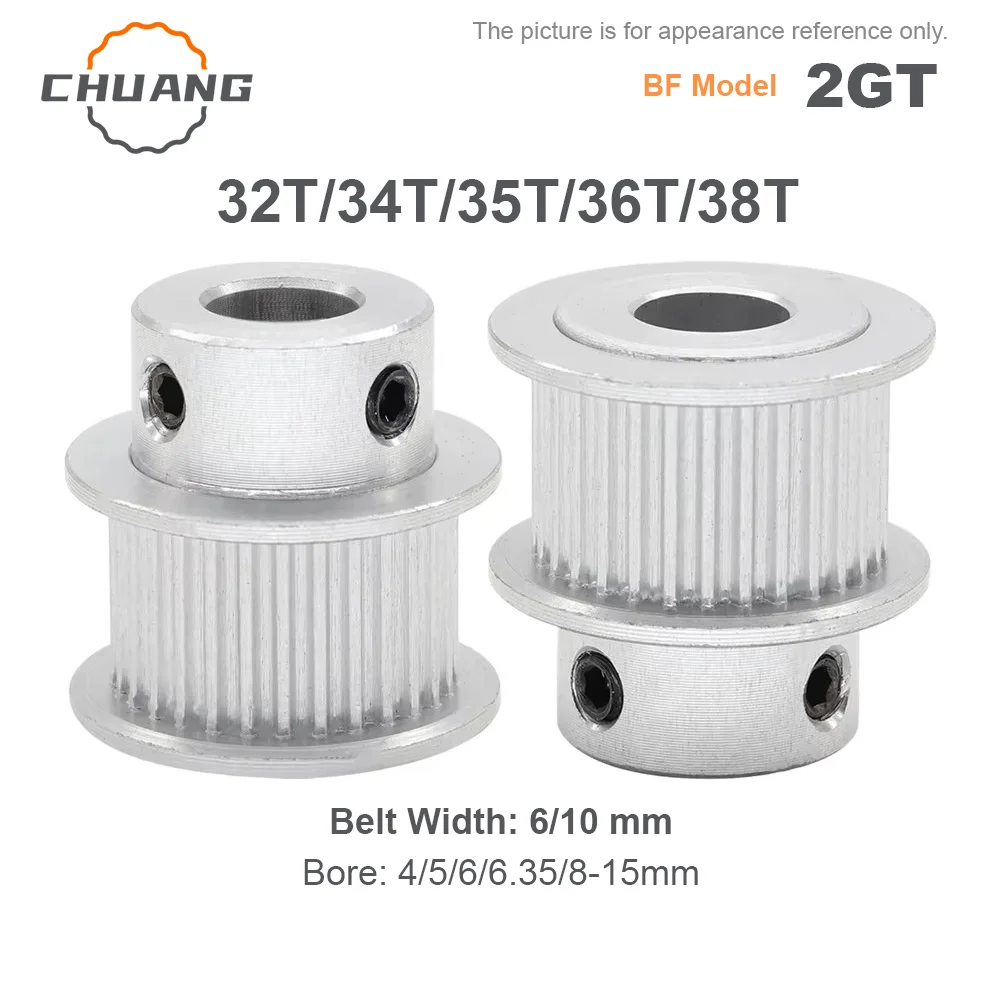 2GT 32T 34T 35T 36T 38Teeth GT2 Timing Pulley 2M Bore 4 -15mm For Belt Width 6/10mm GT Timing Belt GT2 Pulley Belt 30T
2GT 32T 34T 35T 36T 38Teeth GT2 Timing Pulley 2M Bore 4 -15mm For Belt Width 6/10mm GT Timing Belt GT2 Pulley Belt 30T
