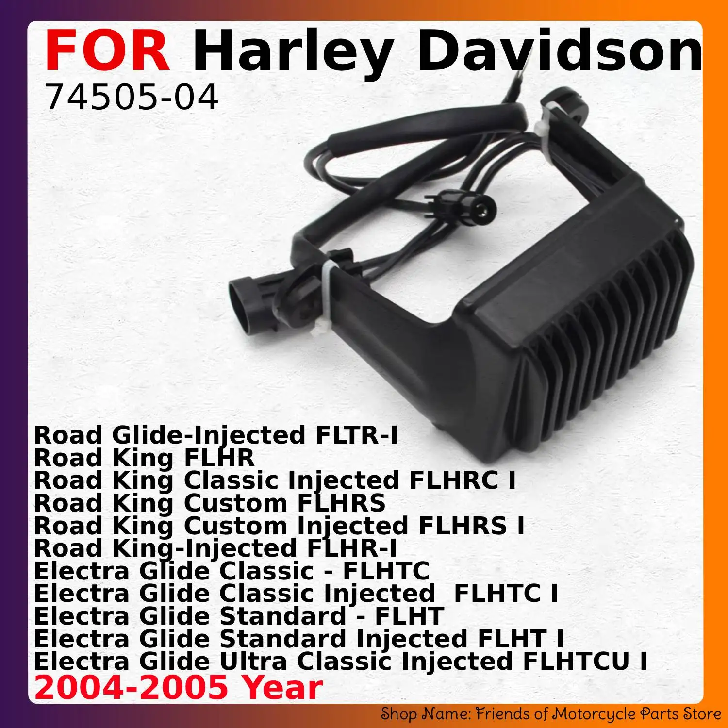 Moto Voltage Regulator Rectifier For Harley Davidson Electra Glide Classic Injected FLHTC I Standard FLHT Road King Custom FLHRS
Moto Voltage Regulator Rectifier For Harley Davidson Electra Glide Classic Injected FLHTC I Standard FLHT Road King Custom FLHRS