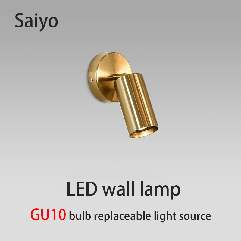 Led Wall Light Bedroom Bedside Lamp GU10 Replaceable Bulb Reading Spotlight Amall Gold White Black Color Aluminum Spot 110V 220V
Led Wall Light Bedroom Bedside Lamp GU10 Replaceable Bulb Reading Spotlight Amall Gold White Black Color Aluminum Spot 110V 220V