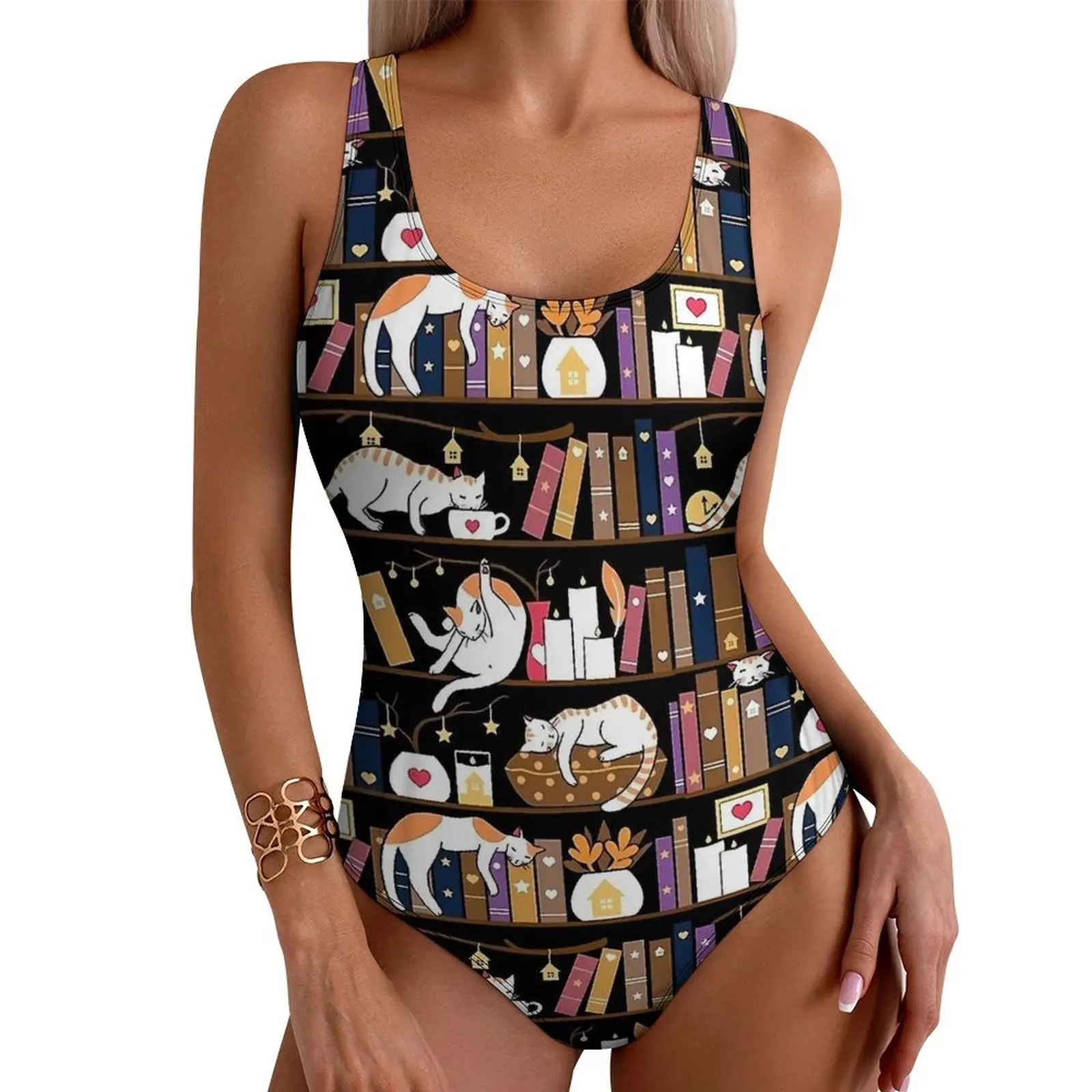 Cute Library Cat Swimsuit Sexy Ladies Swimwear One Piece Novelty Swimsuits Beach Push Up Hollow Out Monokini
Cute Library Cat Swimsuit Sexy Ladies Swimwear One Piece Novelty Swimsuits Beach Push Up Hollow Out Monokini