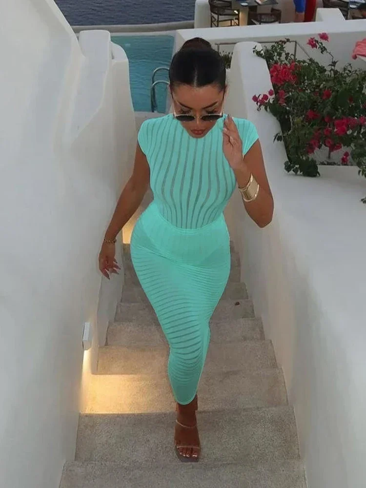 XIZOU Sexy Women 2 Piece Set Skinny Elegant Short Sleeve Tturtleneck Bodysuit Tops+Maxi Skirt Skinny Vacation Sexy Outfits
XIZOU Sexy Women 2 Piece Set Skinny Elegant Short Sleeve Tturtleneck Bodysuit Tops+Maxi Skirt Skinny Vacation Sexy Outfits