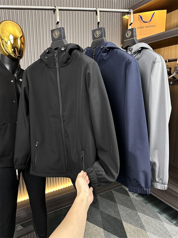 Thickened Composite Fleece Outdoor Soft Jacket Men's Autumn Winter Warm Coat Youth Fashion Loose Fit Zipper Closure
Thickened Composite Fleece Outdoor Soft Jacket Men's Autumn Winter Warm Coat Youth Fashion Loose Fit Zipper Closure