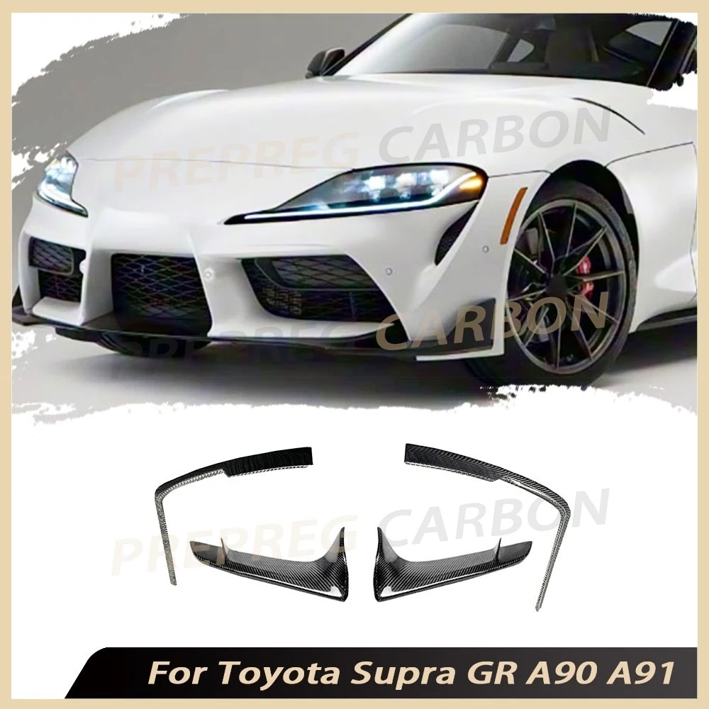 Prepreg Carbon Car Canards Splitters For Toyota Supra GR A90 A91 MK5 2020-2024 Emblem Badge Trims Body Kits FRP Car Styling
Prepreg Carbon Car Canards Splitters For Toyota Supra GR A90 A91 MK5 2020-2024 Emblem Badge Trims Body Kits FRP Car Styling