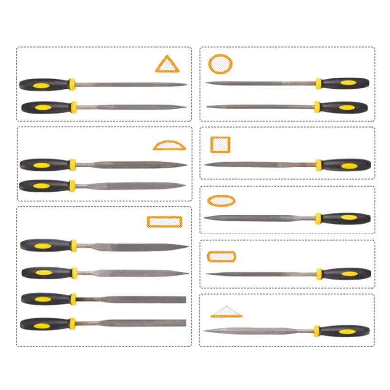 BAAG-18 Pieces Of Diamond File Grinding Small File Flat Rubbing Tool Hard Ultrafine Alloy Metal Cutter Set Durable Easy Install
BAAG-18 Pieces Of Diamond File Grinding Small File Flat Rubbing Tool Hard Ultrafine Alloy Metal Cutter Set Durable Easy Install