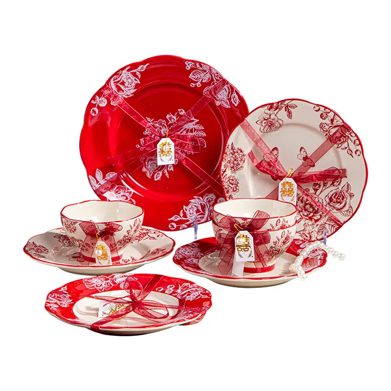 Yjq wedding gift wedding souvenir dish set tableware household bowl gift box ceramics
Yjq wedding gift wedding souvenir dish set tableware household bowl gift box ceramics
