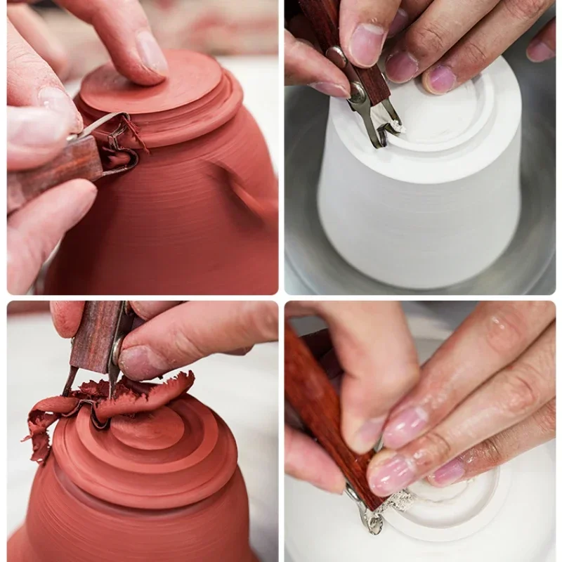 Wooden Handled Clay Sculpting Scraper & Extruder Tools, Pottery Cup Mug Plate Base Trimming DIY Craft Supplies
Wooden Handled Clay Sculpting Scraper & Extruder Tools, Pottery Cup Mug Plate Base Trimming DIY Craft Supplies