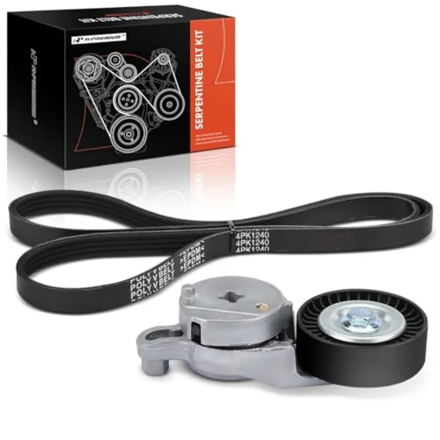 Engine Serpentine Belt Drive Kit with Tensioner Compatible with Toyota Camry 2010 2011 L4 2.5L
Engine Serpentine Belt Drive Kit with Tensioner Compatible with Toyota Camry 2010 2011 L4 2.5L