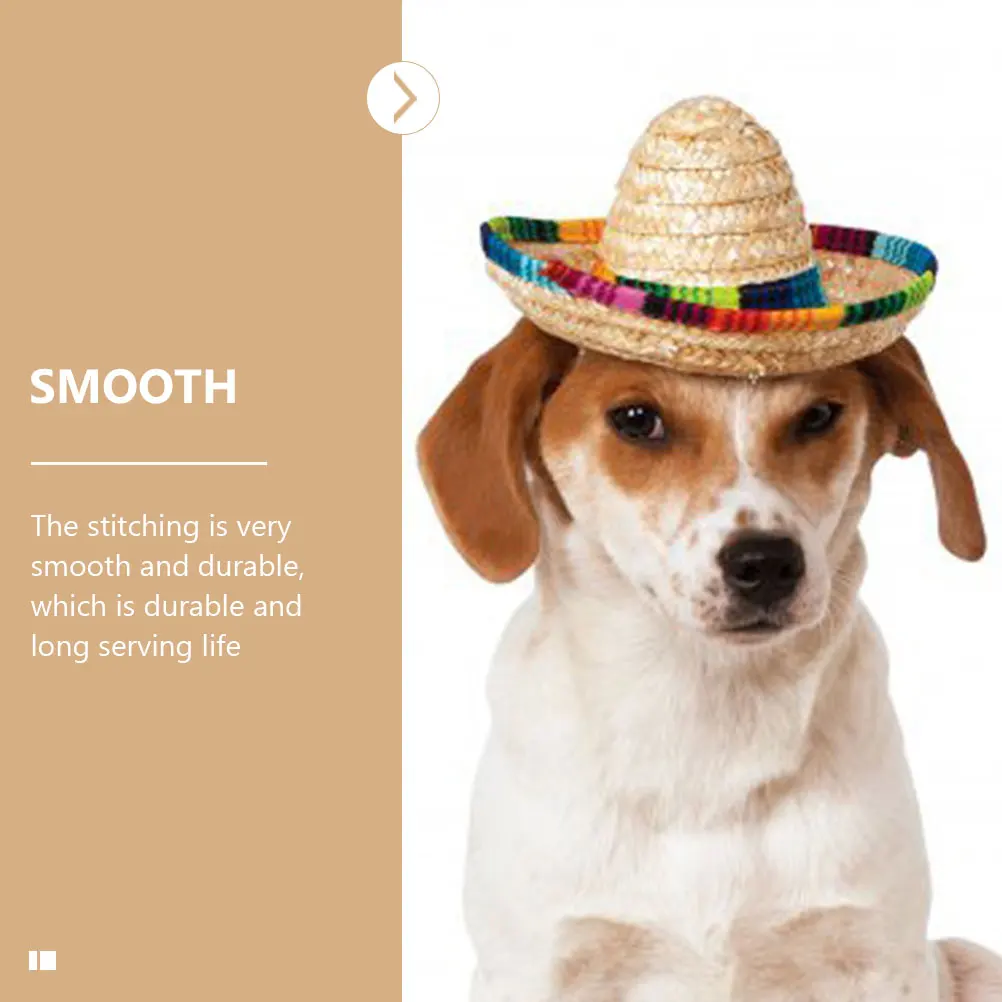 3pcs Pet Mexico Straw Hat Decorative Dog Cat Costume Party Accessory Wear-Resistant Puppy Kitten Cosplay Birthday Headdress
3pcs Pet Mexico Straw Hat Decorative Dog Cat Costume Party Accessory Wear-Resistant Puppy Kitten Cosplay Birthday Headdress