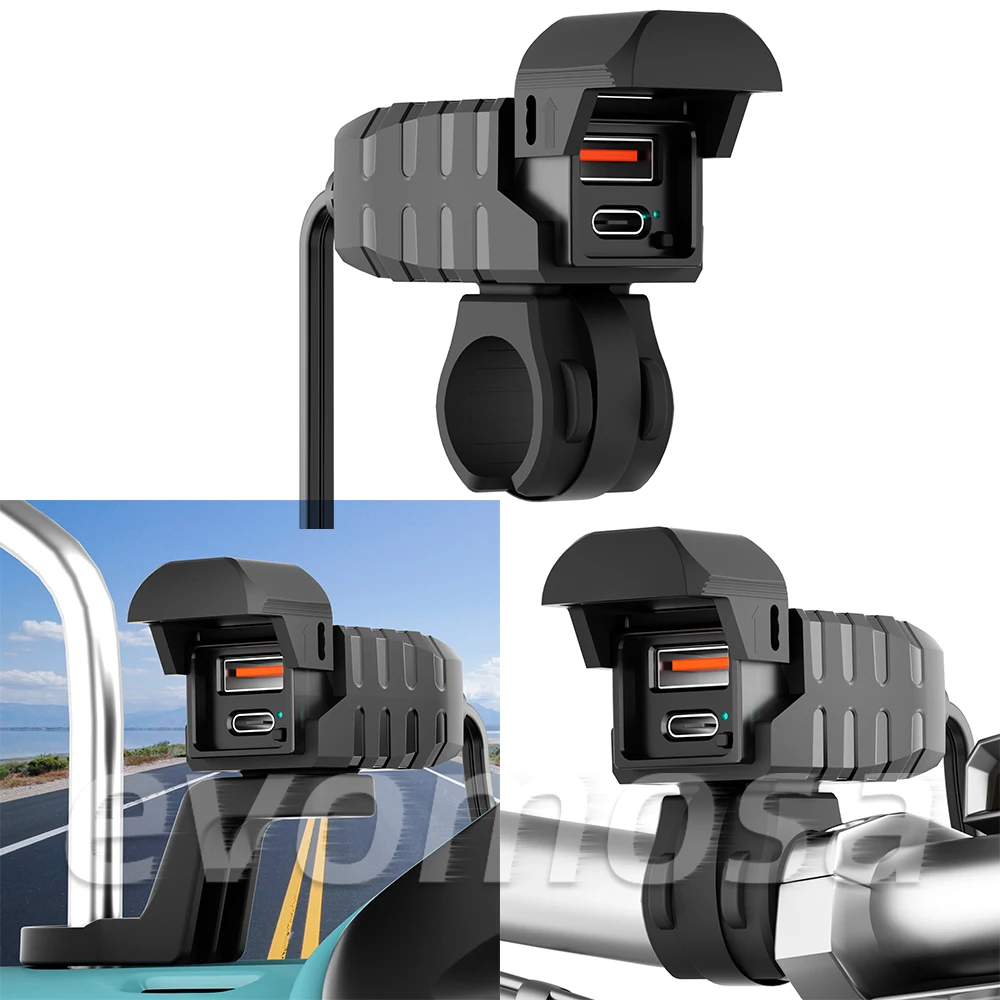 PD QC3.0 Motorcycle USB Charger 12V Motorcycle Phone Charger Power Adapter Motorcycle Accessories for All Phone Tablet GPS New
PD QC3.0 Motorcycle USB Charger 12V Motorcycle Phone Charger Power Adapter Motorcycle Accessories for All Phone Tablet GPS New
