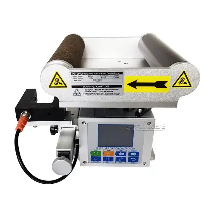 Intermediate Guide Roller Web Guide Control System With Photoelectric Sensor For Printing Machinery
Intermediate Guide Roller Web Guide Control System With Photoelectric Sensor For Printing Machinery