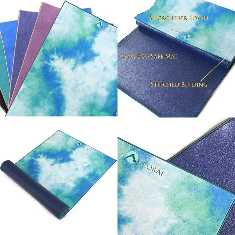 2-in-1 Hot Yoga Mat with Built-in Anti-Slip Microfiber Towel - Odor Resistant, Machine Washable
2-in-1 Hot Yoga Mat with Built-in Anti-Slip Microfiber Towel - Odor Resistant, Machine Washable