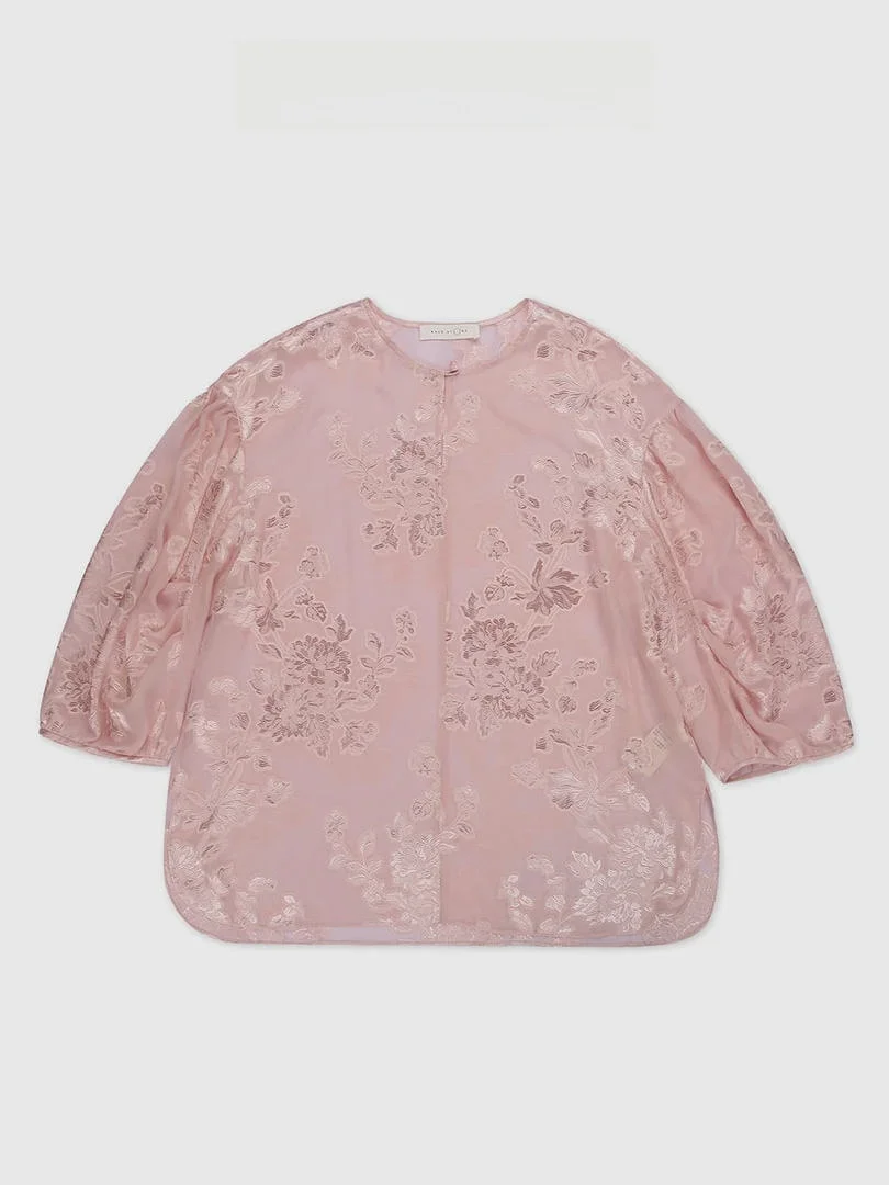 Мягкая легкая женская блузка с цветочным узором и вырезами в виде пионов, в стиле Тан, Jialing Sister Blossom T Baatone, для повседневной носки, из шелковой смеси
Мягкая легкая женская блузка с цветочным узором и вырезами в виде пионов, в стиле Тан, Jialing Sister Blossom T Baatone, для повседневной носки, из шелковой смеси