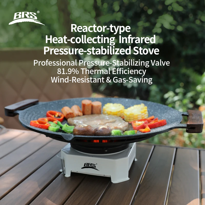 BRS-K007 Газовая плита для кемпинга с пьезозажиганием Складная инфракрасная кухонная печь Портативная туристическая горелка для пикника Товары для улицы
BRS-K007 Газовая плита для кемпинга с пьезозажиганием Складная инфракрасная кухонная печь Портативная туристическая горелка для пикника Товары для улицы