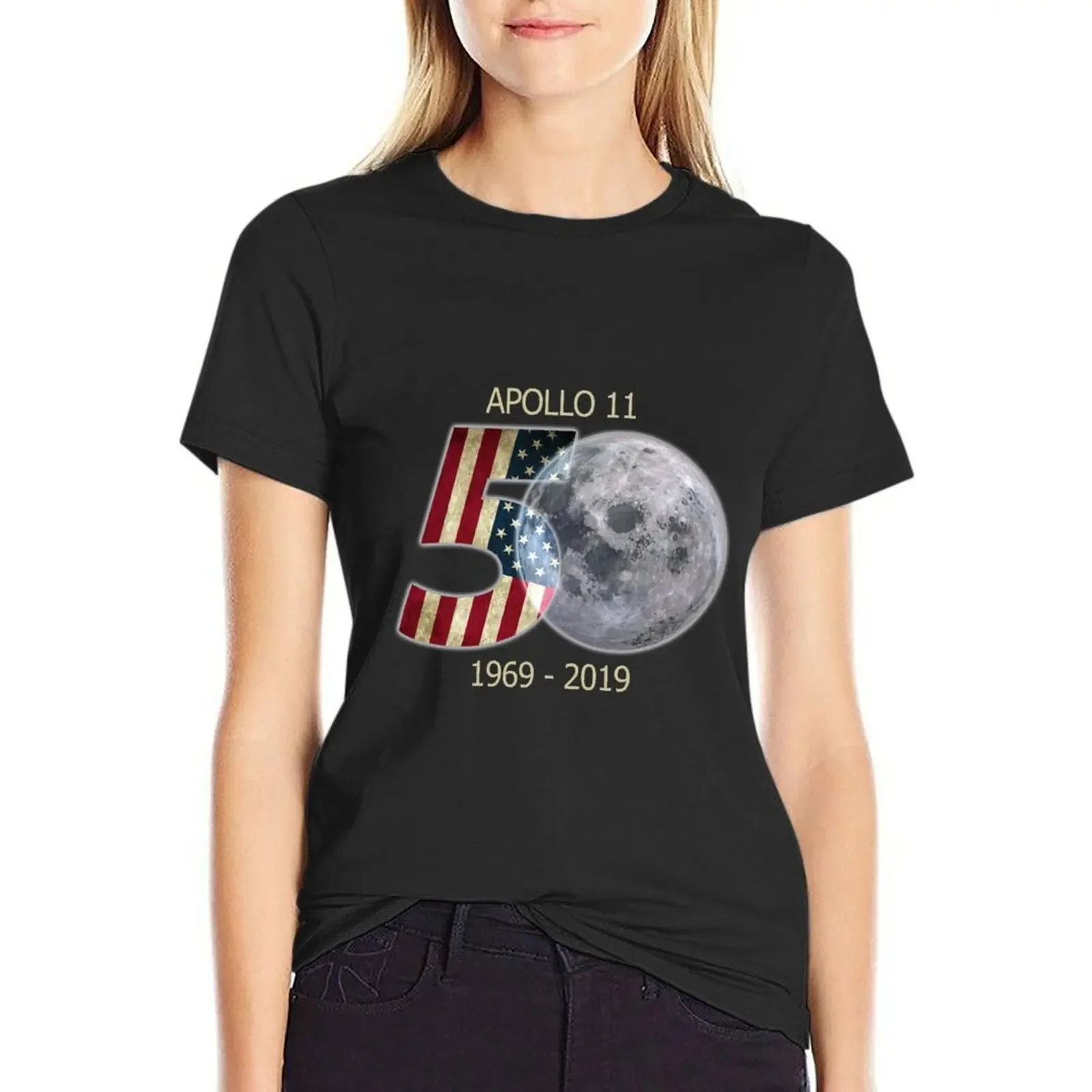 Apollo 11 50th Anniversary T-Shirt plus size tops graphics shirts graphic tees cropped t shirts for Women
Apollo 11 50th Anniversary T-Shirt plus size tops graphics shirts graphic tees cropped t shirts for Women