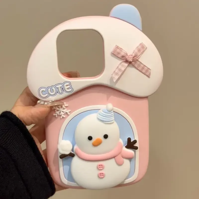 2025 New Year 3D Cartoon Cute Pink Snowman IPhone 14 Promax Phone Case All Cover Soft Iphone 15 Promax 12/13/16
2025 New Year 3D Cartoon Cute Pink Snowman IPhone 14 Promax Phone Case All Cover Soft Iphone 15 Promax 12/13/16