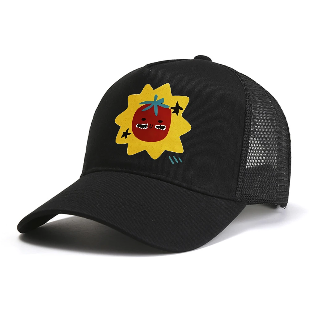 Cartoon Tomato print baseball cap outdoor casual unisex mesh Breathable trucker hat Summer fashion adjustable snapback hats
Cartoon Tomato print baseball cap outdoor casual unisex mesh Breathable trucker hat Summer fashion adjustable snapback hats