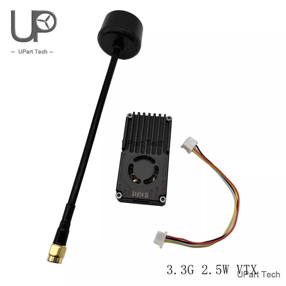 3.3G VTX 2.5W 16CH wireless analog image transmission transmitter supports 20*20MM installation
3.3G VTX 2.5W 16CH wireless analog image transmission transmitter supports 20*20MM installation