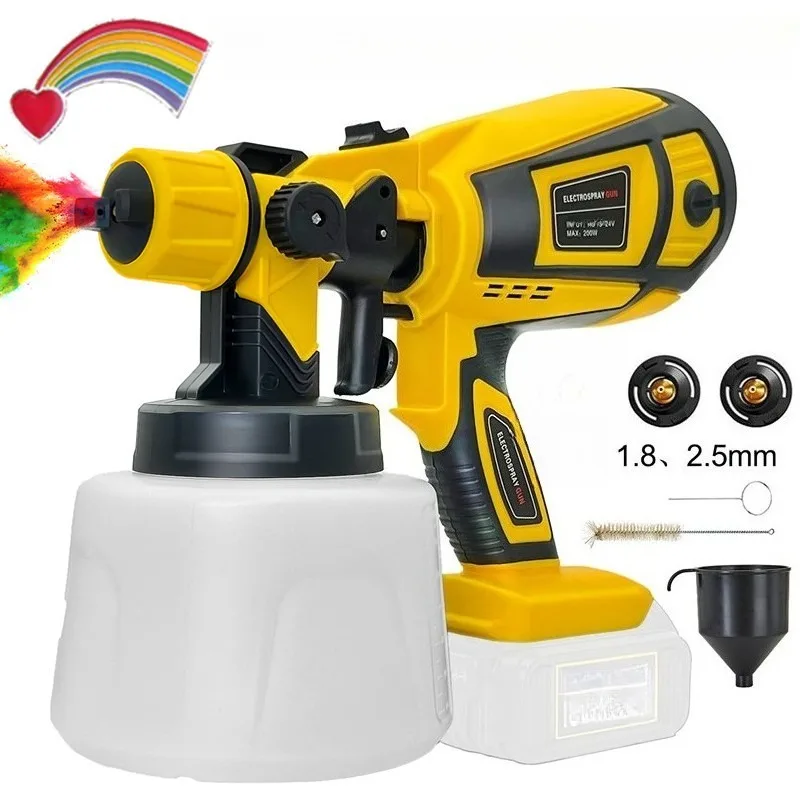 Cordless Sprayer Compatible with Battery, Fence Paint Sprayer , Spray Paint Gun for Walls & Ceilings Fencing Decking Tool Only
Cordless Sprayer Compatible with Battery, Fence Paint Sprayer , Spray Paint Gun for Walls & Ceilings Fencing Decking Tool Only