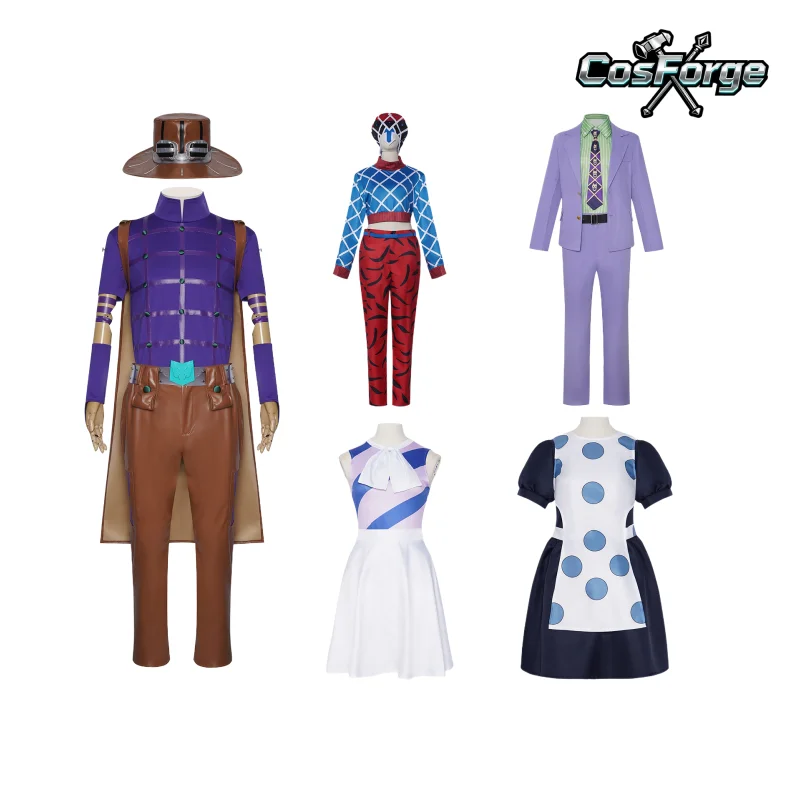 Невероятные приключения Джоджо, аниме Susie Q, стальной шар, карнавальный костюм, Кира Йошикаге, платья горничной, женская карнавальная одежда на Хэллоуин 
Невероятные приключения Джоджо, аниме Susie Q, стальной шар, карнавальный костюм, Кира Йошикаге, платья горничной, женская карнавальная одежда на Хэллоуин