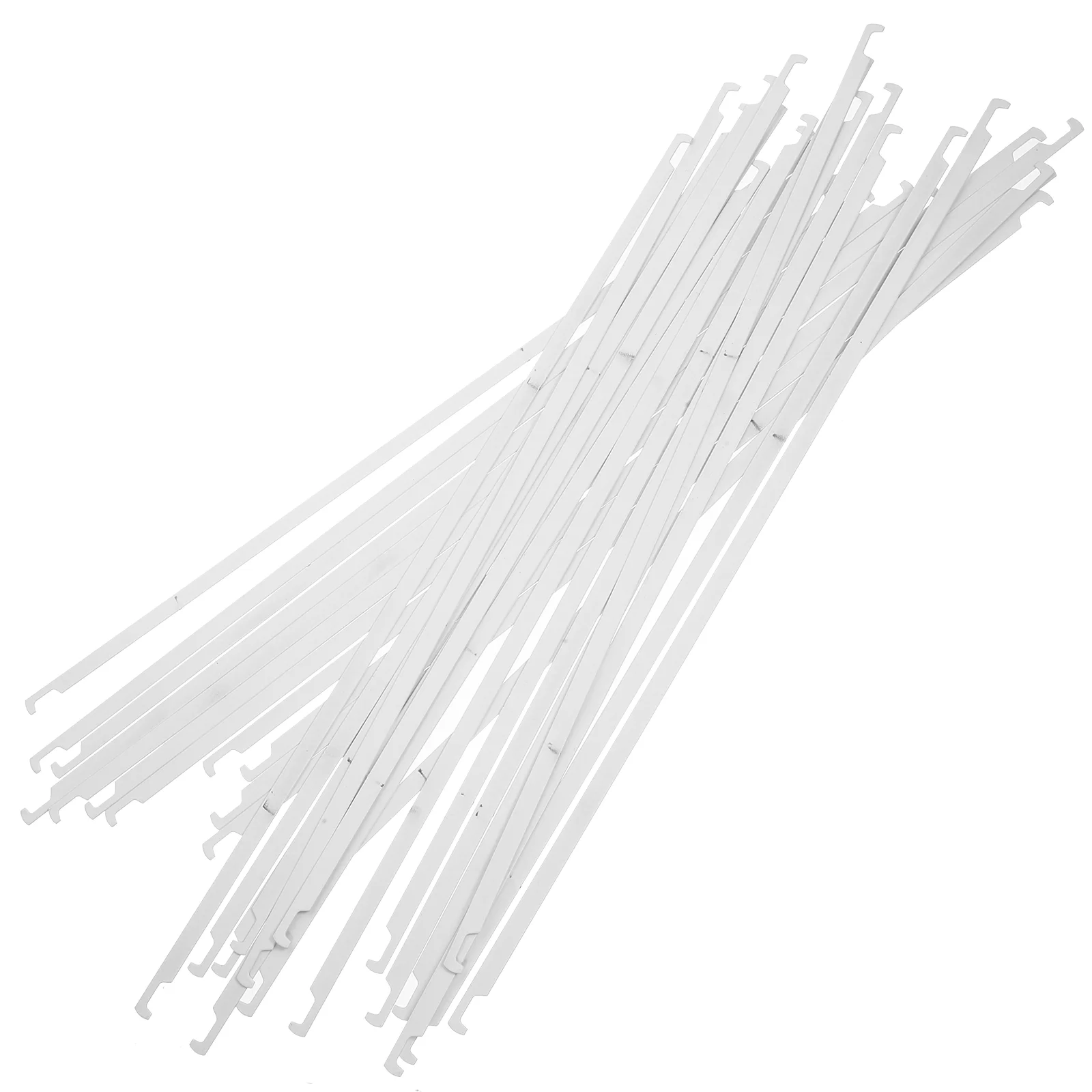 25 Pcs Folder Hook File Holder Bills Bar Receipts Organizer The Fence Delicate Hanging Frame White 
25 Pcs Folder Hook File Holder Bills Bar Receipts Organizer The Fence Delicate Hanging Frame White