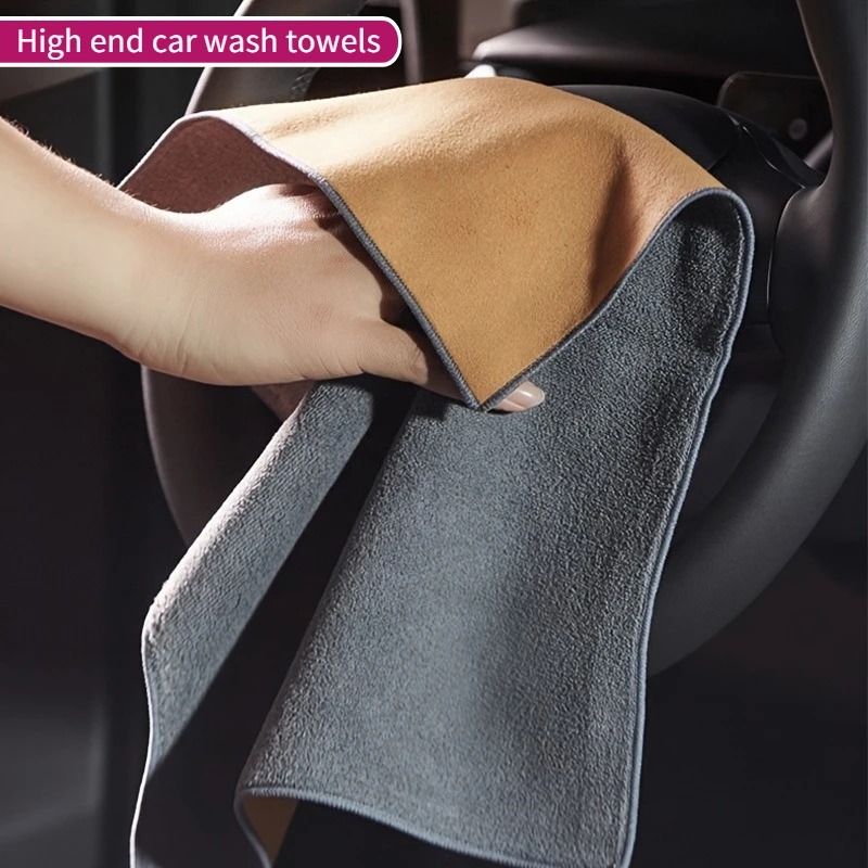 High Quality Double Sided Suede Cleaning Cloth Thick and Strong Absorbent Towel Dedicated for Car Washing Car Cleaning Cloth
High Quality Double Sided Suede Cleaning Cloth Thick and Strong Absorbent Towel Dedicated for Car Washing Car Cleaning Cloth