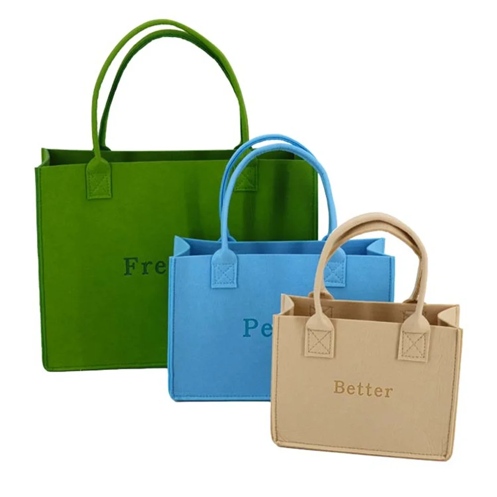 100pcs/Lot Wholesale Custom Logo Peinted Reusable Large Multipurpose Felt Shopping Bag Home Storage Travel Outdoor Packaging
100pcs/Lot Wholesale Custom Logo Peinted Reusable Large Multipurpose Felt Shopping Bag Home Storage Travel Outdoor Packaging