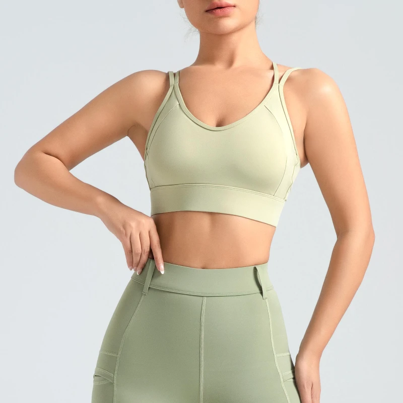 MIML Sport Bras Women Clothing Sexy Pull Up Bra with Shoulder Straps for Women Sportswear Woman Gym Workout Yoga Clothes
MIML Sport Bras Women Clothing Sexy Pull Up Bra with Shoulder Straps for Women Sportswear Woman Gym Workout Yoga Clothes